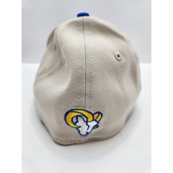 Los Angeles Rams New Era Stone/Royal 2023 NFL Draft On Stage Snapback Hat Cap - Picture 7 of 13